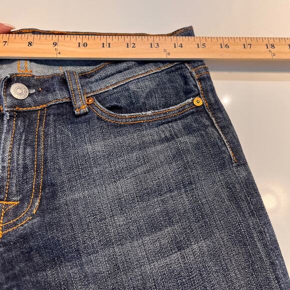 7 for all Mankind Women’s Bootcut Jeans Size 28 Dark Wash - Picture 8 of 10